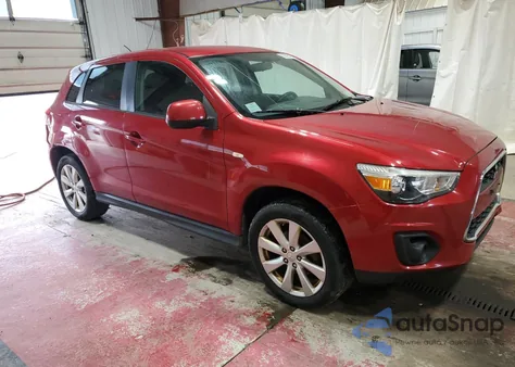 2015 Mitsubishi Outlander Sport Es from USA, damaged, VIN 4A4AP3AU7FE012203